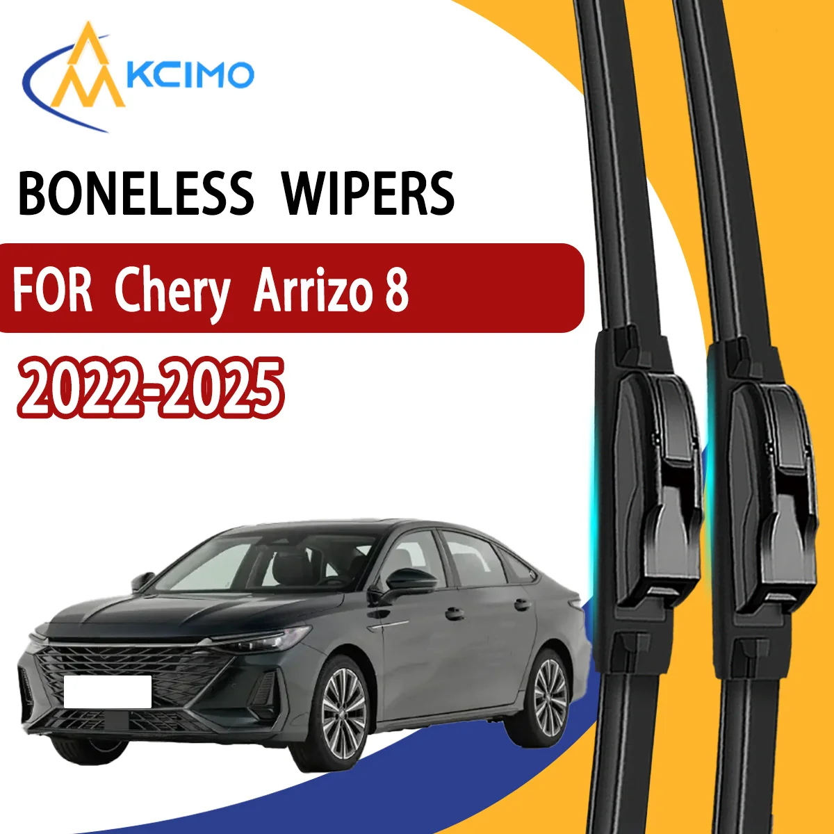 

2Pcs Front Windshield Wiper Blades For Chery Arrizo 8 2022-2025 Windscreen Window Car Accessories