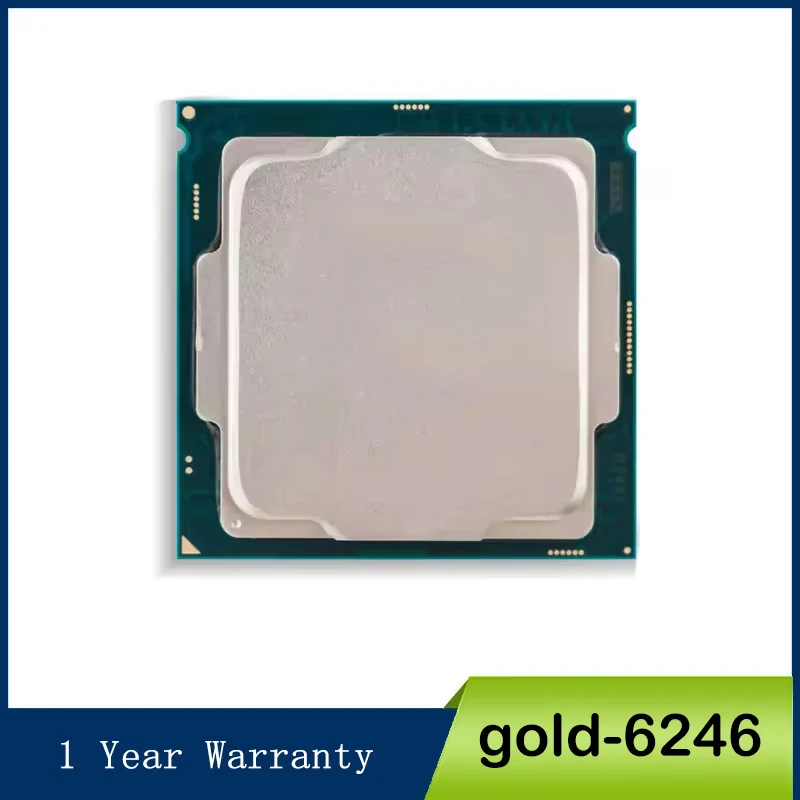 

Процессор Xeon Gold 6246, 12 ядер, 24 потока, 3,3 ГГц, 24,75 МБ, 165 Вт, процессор LGA3647 GOLD6246