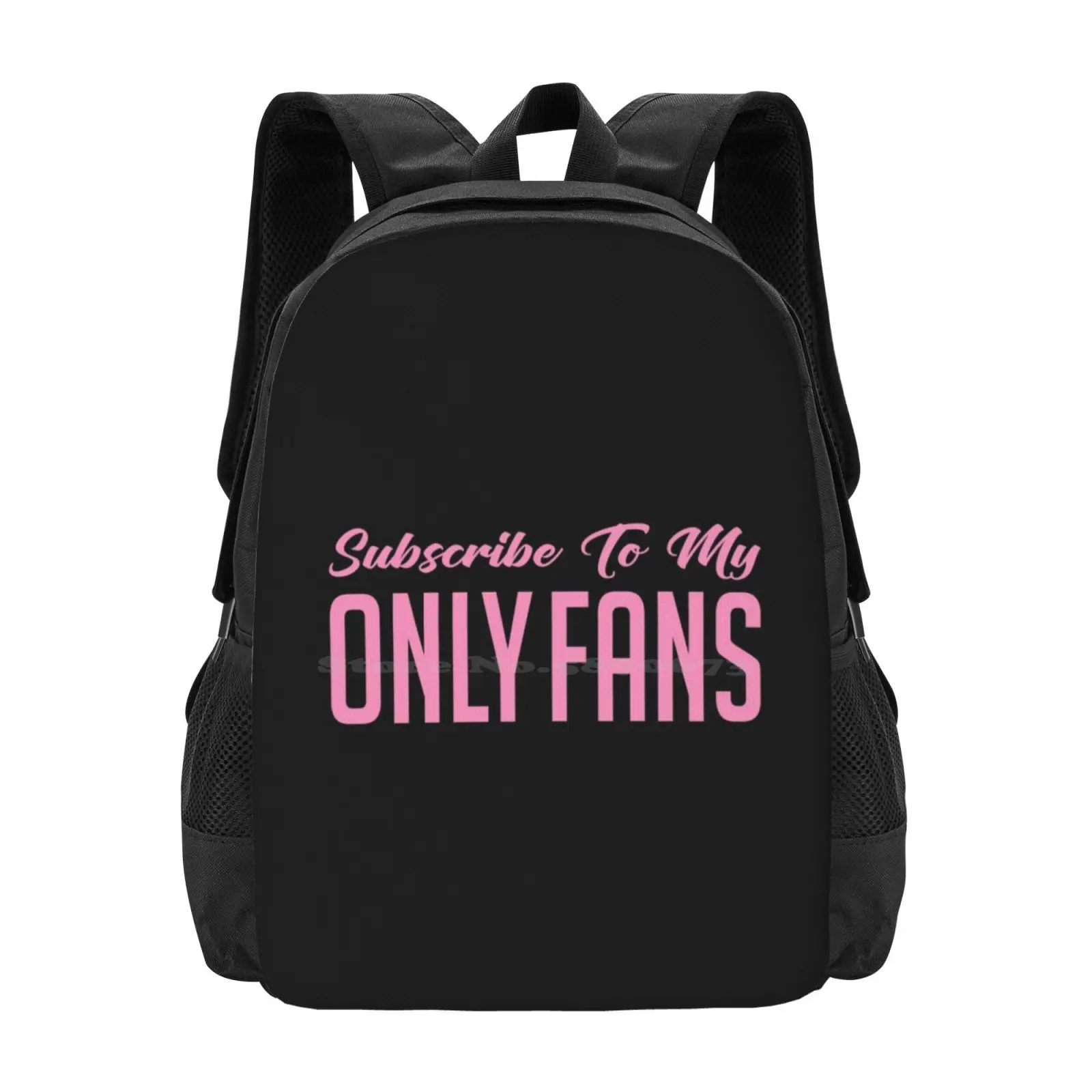 Berlangganan saya Onlyfans-Pink gaya kapasitas besar tas sekolah ransel Laptop Onlyfans Kawaii seksi Berlangganan Egirl gadis Simp