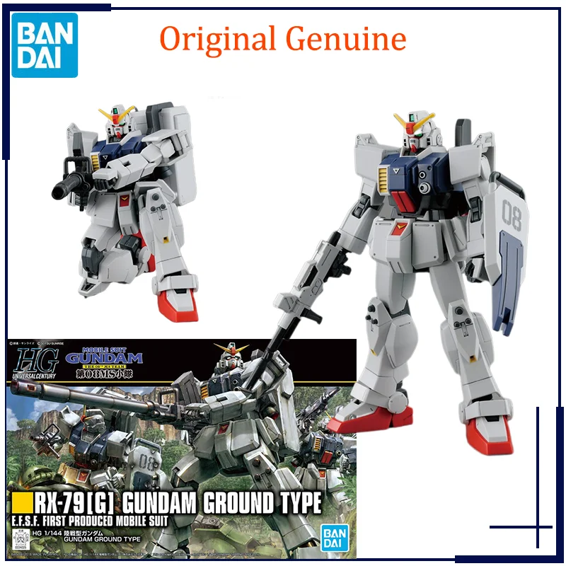 

Оригинальная оригинальная модель HGUC 1/144 RX-79[G] GUNDAM GROUND TYPE Bandai, аниме Модели, игрушки, экшн-фигурки, подарки, коллекционные украшения