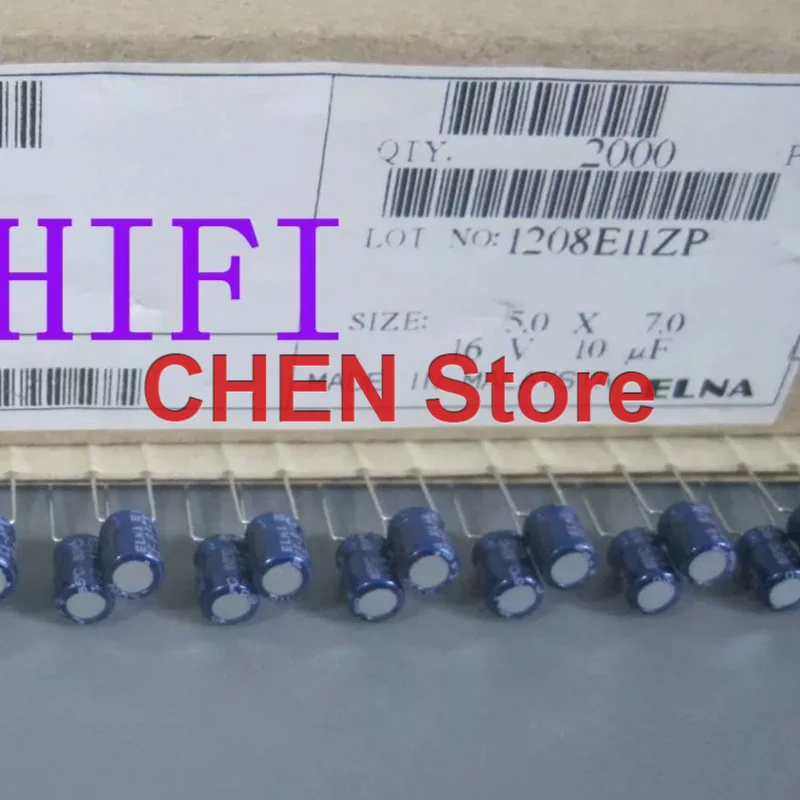 50PCS/lot original ELNA CE-BP 16V10UF 5X7MM 85C BP 10UF 16V electrolytic capacitor free shipping