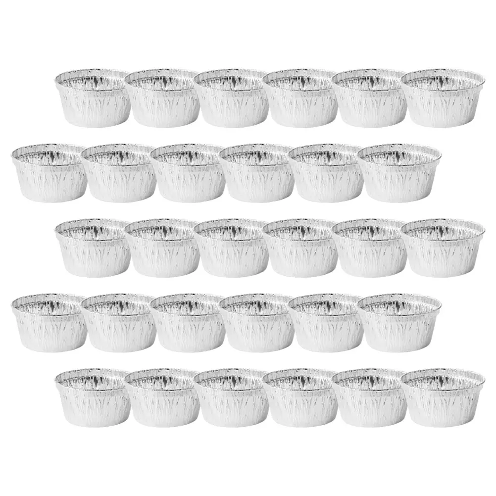 

40Pcs Cake Molds Tinfoil Cups Disposable Heat Conductive Baking Supplies for Housewarming Party Tinfoil Cups Disposable