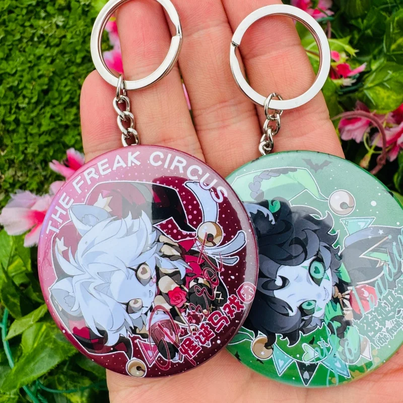Llavero de hojalata de anime y juego, disfraz de cosplay de Pierrot Harlequin Teresa de The Freak Circus, regalos, accesorio para adultos y niños