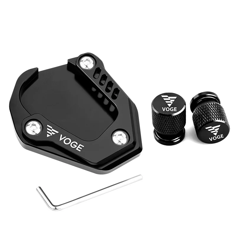 For Loncin Voge DS525X DS900X DSX 525 900 DSX 900 2023 2024 VOGE Motorcycle Accessories CNC Side Stand Kickstand Enlarged Plate