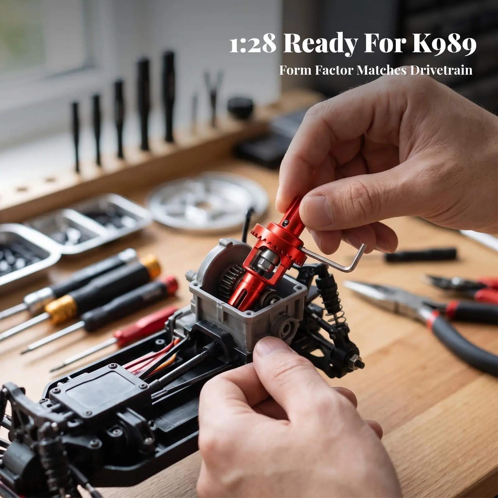 Adjustable Ball Differential | Compact Cylindrical Body, Aluminum Alloy, for slip adjustment