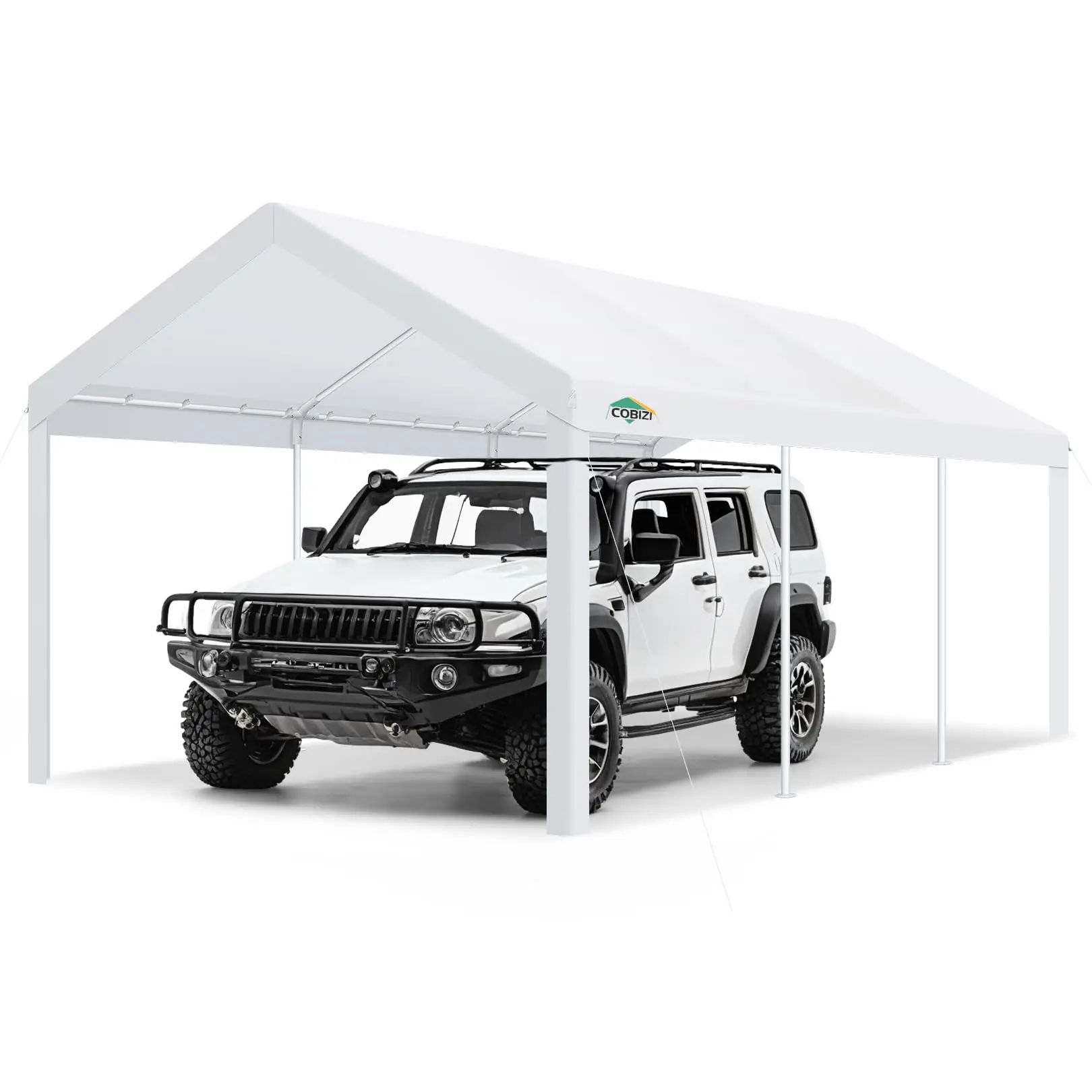 Carport Canopy 12x20 Heavy Duty Car Tent Garage, Galvanized Frame Car Canopy Outdoor Shelter Waterproof & UV Protected
