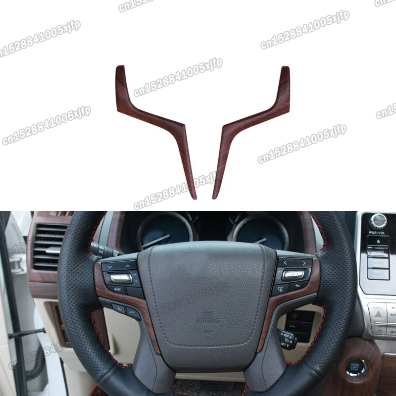 car steering wheel styling trims for toyota land cruiser prado 2018 2019 2020 2021 2022 J150 150 LC 200 lc200 accessories