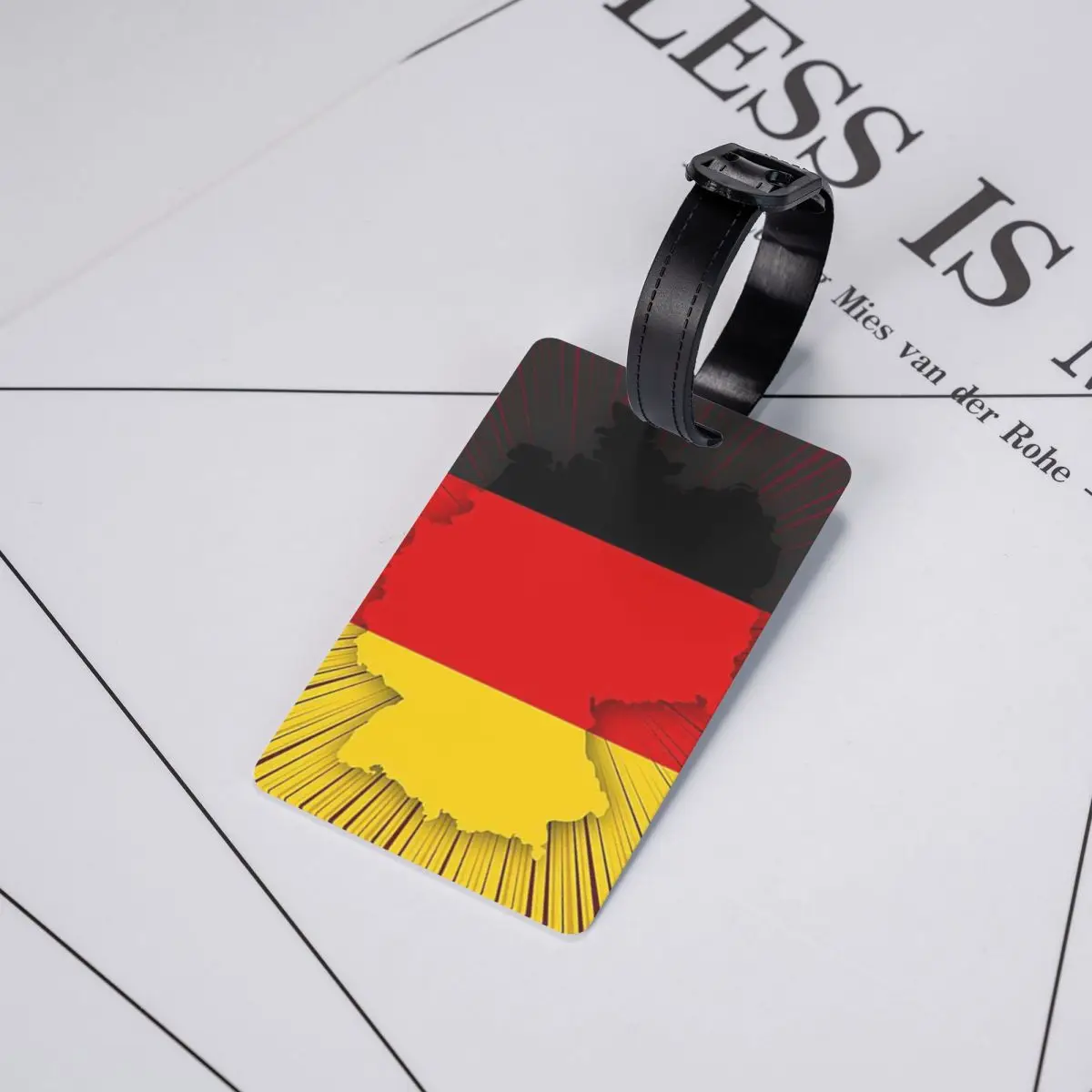 

German Eagle Luggage Tags Suitcase Accessories Travel Baggage Boarding Tag Label Holder ID Name Address