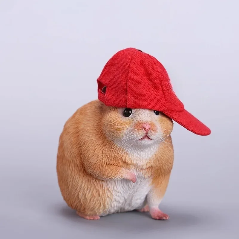 Modèle de Hamster mignon en résine, échelle 1/1, modèle d'animaux simulés pour figurines d'action, accessoire de décoration corporelle, en Stock