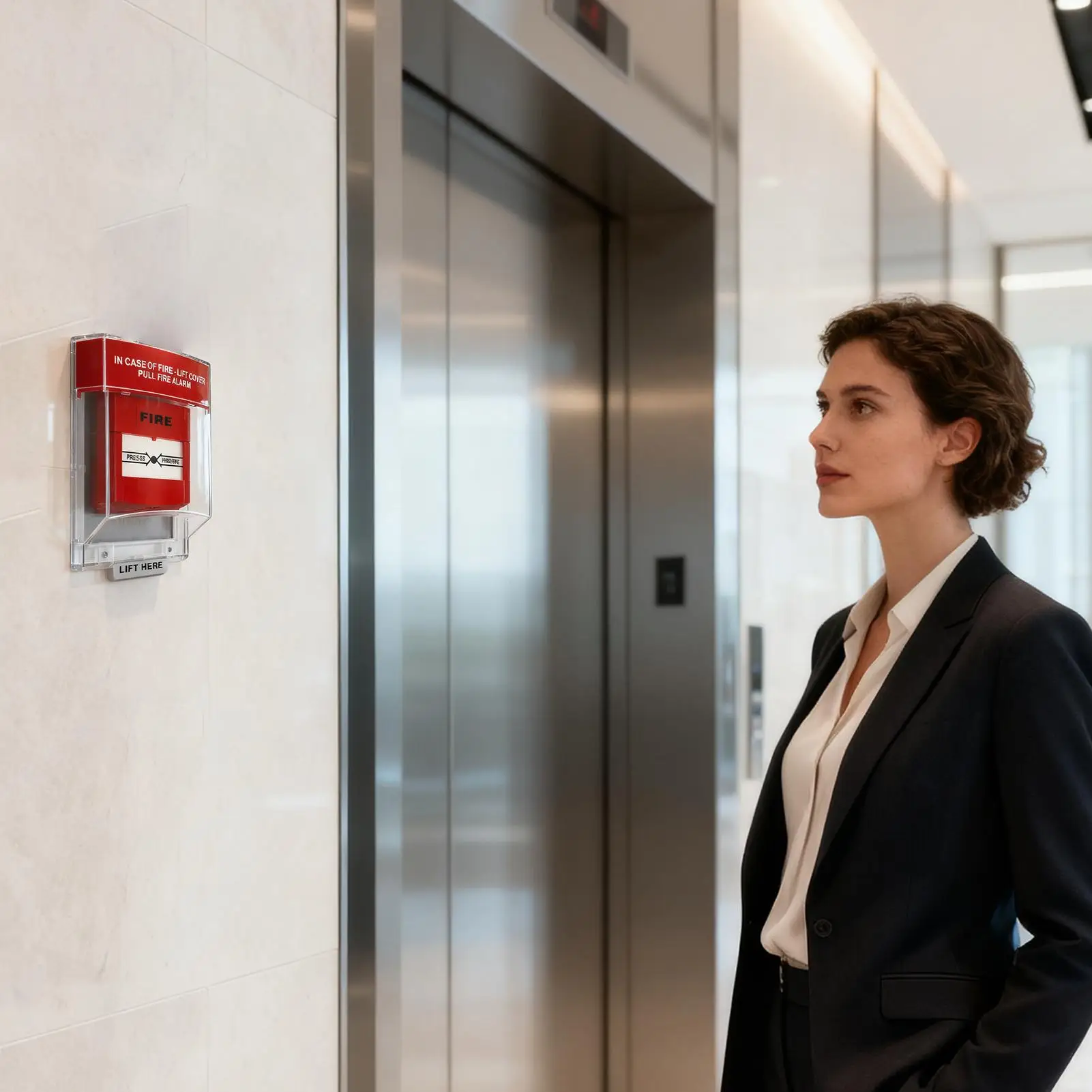 حامي محطة السحب، غلاف كاشف جهاز الأمان الواقي الشفاف للمالك المنزلي والمكتب التجاري #2