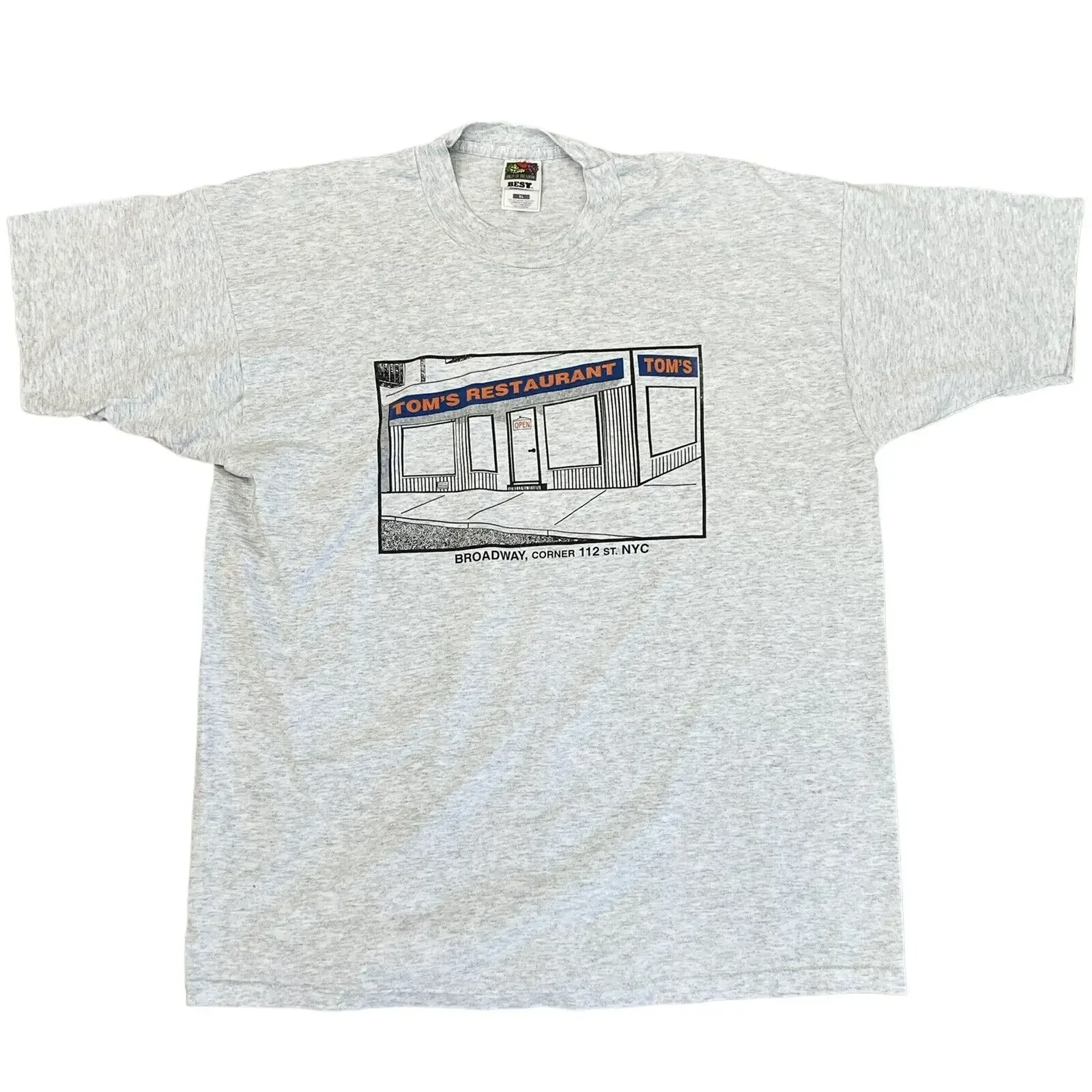Винтажная футболка с рисунком тома из ресторана, сеинфелд финал 1998, NY Jerry Elaine coroom