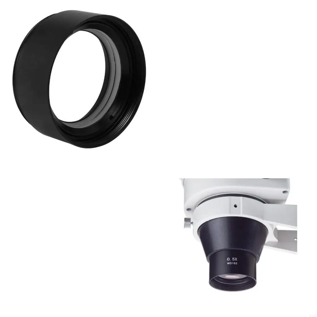 P82E WD165 0,5x Стерео микроскоп Barlow Lens с монтажной нитью 1-7/8 