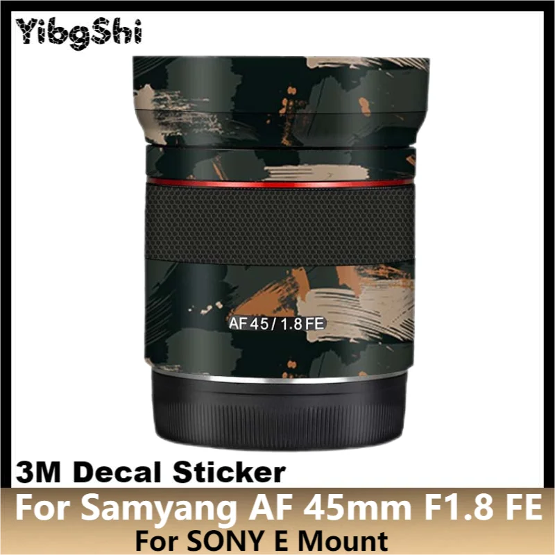 

For Samyang AF 45mm F1.8 FE for SONY E Mount Lens Sticker Protective Skin Decal Vinyl Wrap Film Anti-Scratch Protector Coat AF45