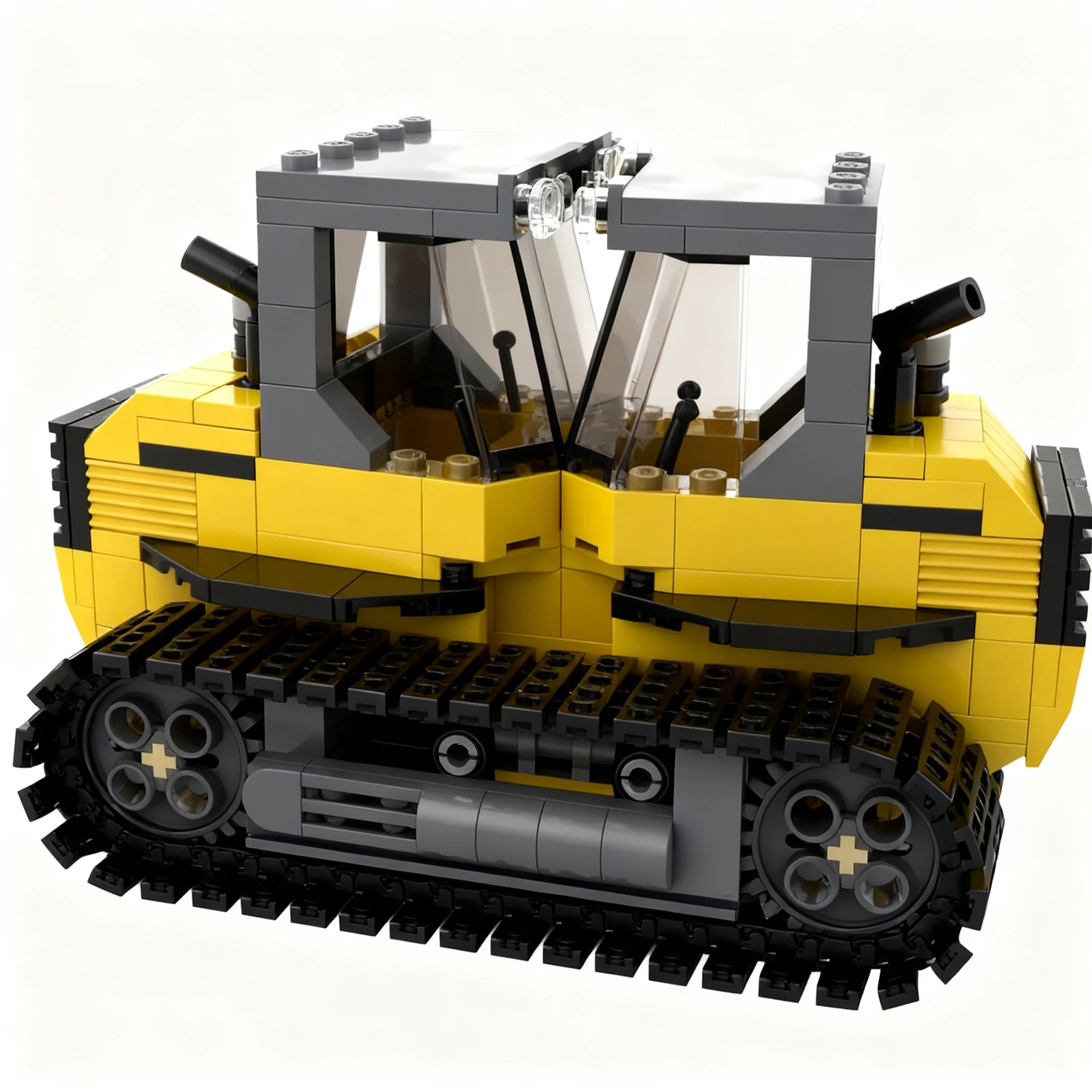 245pcs MOC Tracked Loader City Construction Model Building Blocks Toys Architecture Christmas Gift Creative Collection Assemble