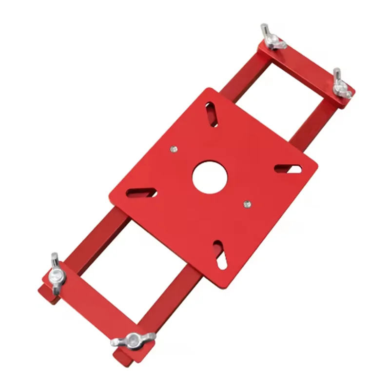 

AT43-2 In 1 Center Fastener Slotting Bracket, Woodworking Grooving For Cabinet Furniture Install Screw Fasteners