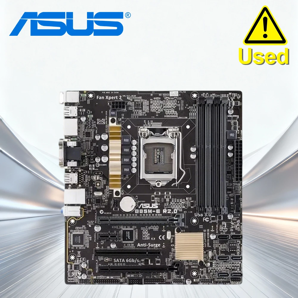 ASUS B85M-E R2.0 DESKTOP COMPUTER MOTHERBOARD,1150 SOCKET,DDR3,M-ATX,B85,HDMI,DP,VGA,DVI
