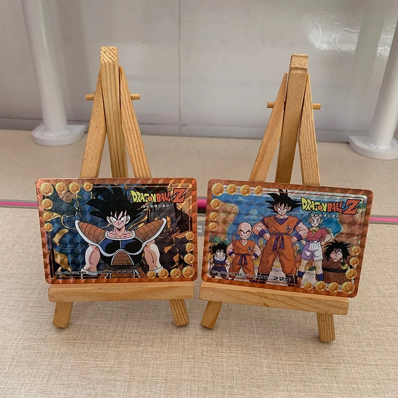Anime Dragon Ball DIY ACG Battle Game Refractive Piccolo Son Goku Chichi Bulma Krillin Collectible Cards Birthday Toy Gift