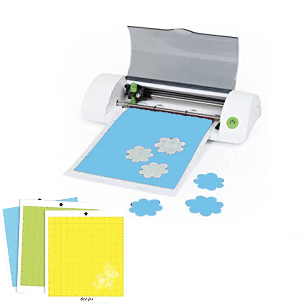 

5 Pcs Cutting Mat Model Making Pads Carving Boards Embossed Square Machine Plotter Mats Yellow