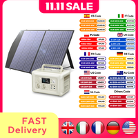 ALLPOWERS R600 Portable Power Station with Solar panel 100W , 600W 299Wh LiFePO4 Solar Generator UPS Battery Backup MPPT for RV
