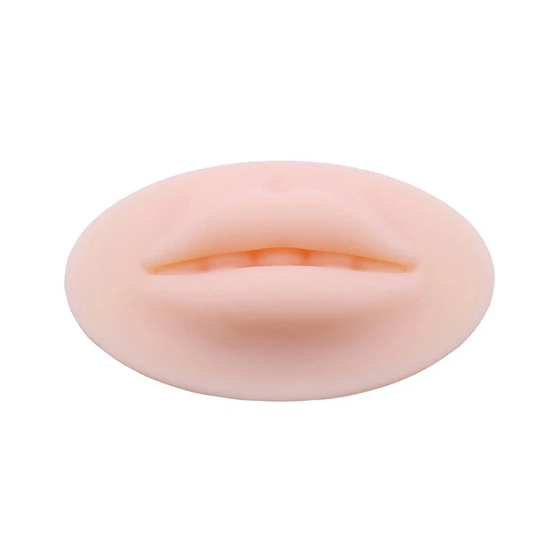 

Lip Blush PMU Training Supplies 1pcs 3D Silicone Lip Tattoo Practice Skin Permanent Makeup Microblading Tattoo Beginner Artists