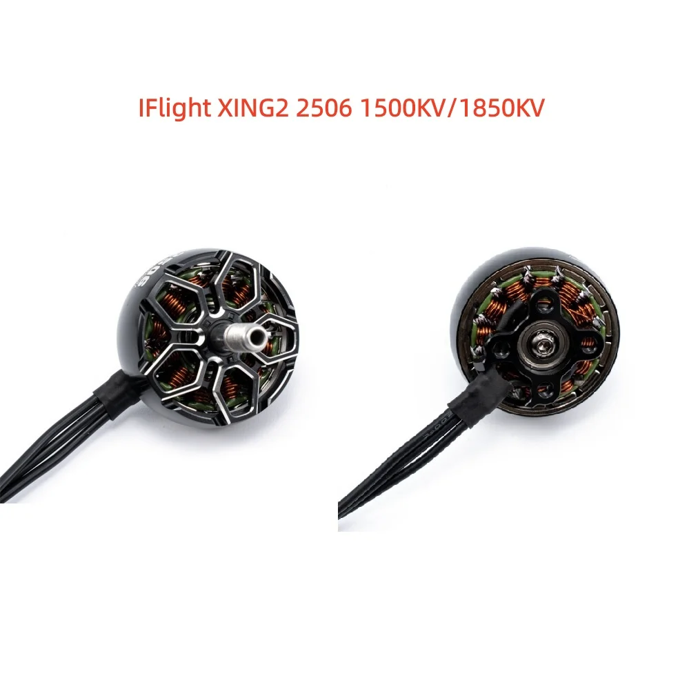 IFlight XING2 2506 1500KV/1850KV Brushless Motor 5mm Titanium Alloy Shaft For 5-6inch Propeller RC Racing Model