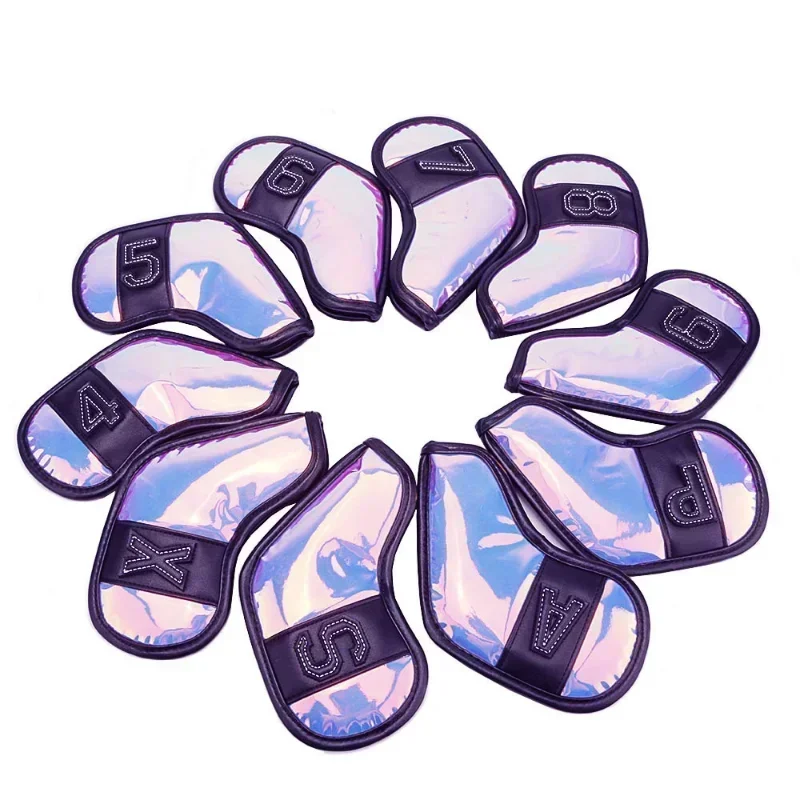 Golf Iron Headcover Protective Cover Golf Club Accessories Embroidery Number 10pcs Golf Iron Cover