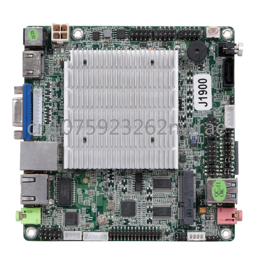 Dual Cores LAN 8USB NANO-ITX 120*120mm Fanless Motherboard for Computer.