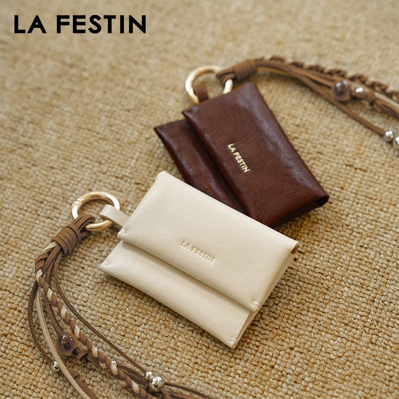 LA FESTIN Original Bag Pendant Keychain for Women Luxury Card Bag Accessories Handbag Hanging Decoration