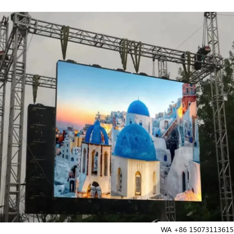 شاشة تأجير LED خارجية P3.9/P4.8 - لوحة سهلة التركيب مقاس 500 × 1000 مم لمناسبات الكنيسة #6