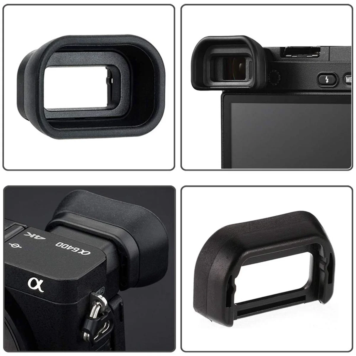 Visor ocular de FDA-EP17 para cámara Digital Sony, reemplazo de FDA-EP17 ocular para cámara Digital Sony A6600, A6500, A6400, EP-17