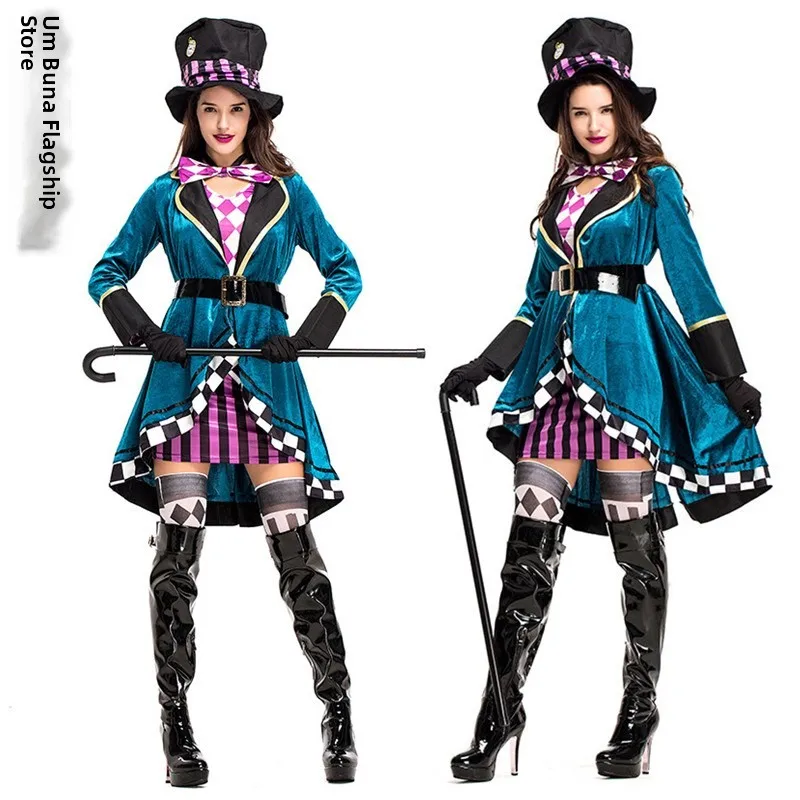 

Oz the Wizard of Oz Halloween Costume Fairy Tale Role Transformation Dress Adult Women's Style Magic Show Performance Clothes