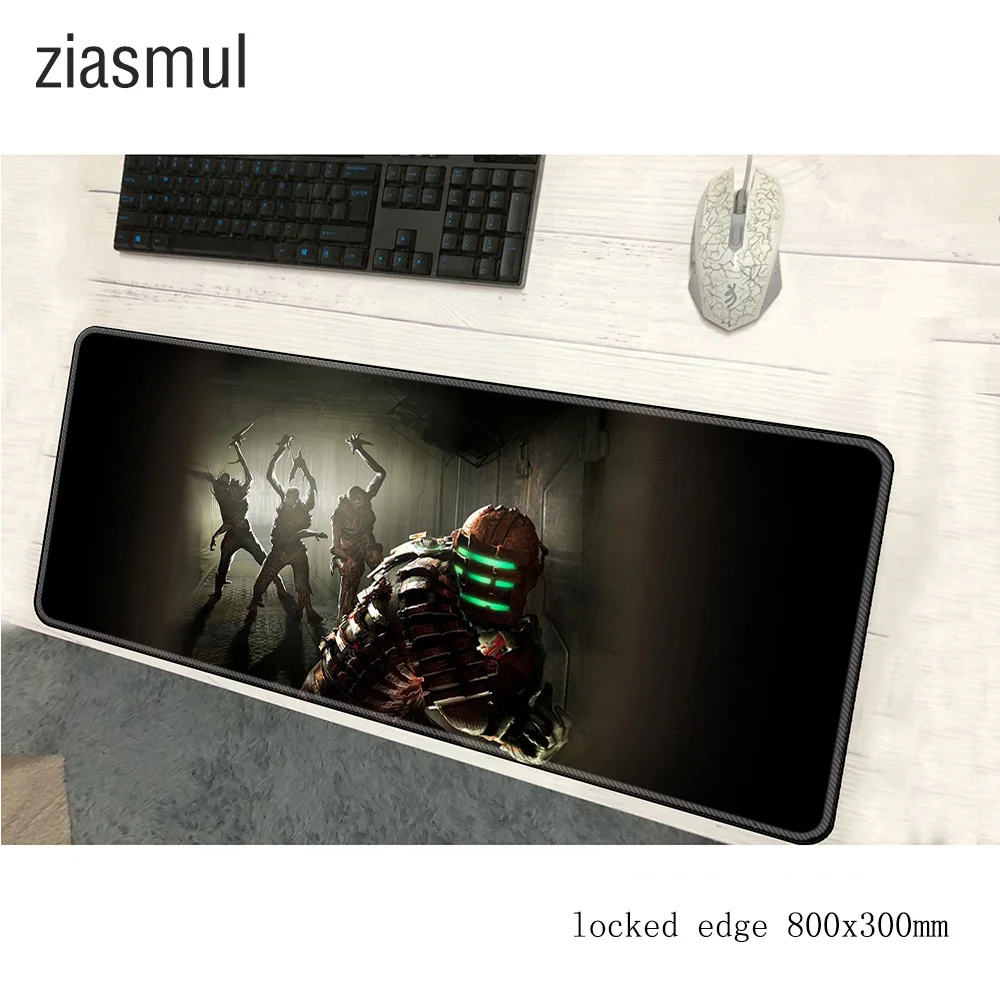 Коврик для мыши Dead Space геймер 800x300x3 мм, коврик для мыши для ноутбука, игровой коврик для мыши, инди-поп, коврик для мыши, ПК, настольный коврик для мыши