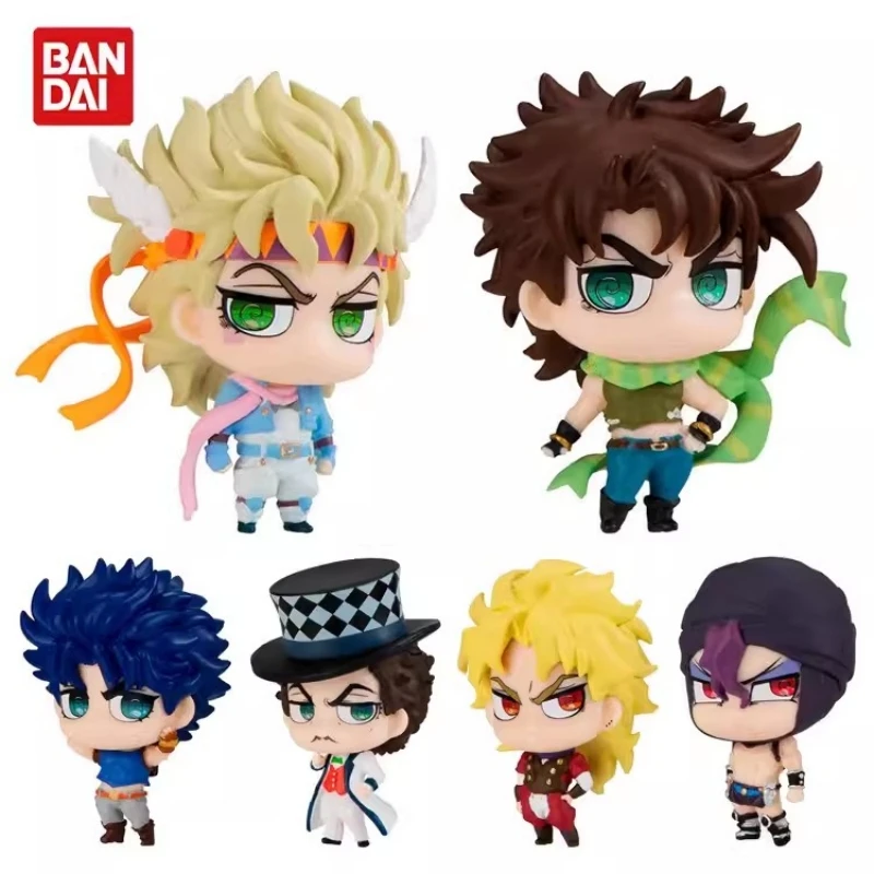 

Bandai Original 6Pcs Gashapon ジョジョコレ 05 JoJo's Bizarre Adventure Anime Figure Toys For Kids Gift Collectible Model Ornaments