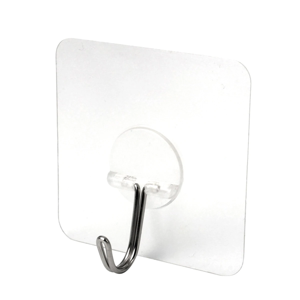 

6pcs Strong Removable Wall Strong Transparent Adhesive Hooks Adhesive Hook Hangers NailFree Bathroom Facilities Bedroom Kitchen