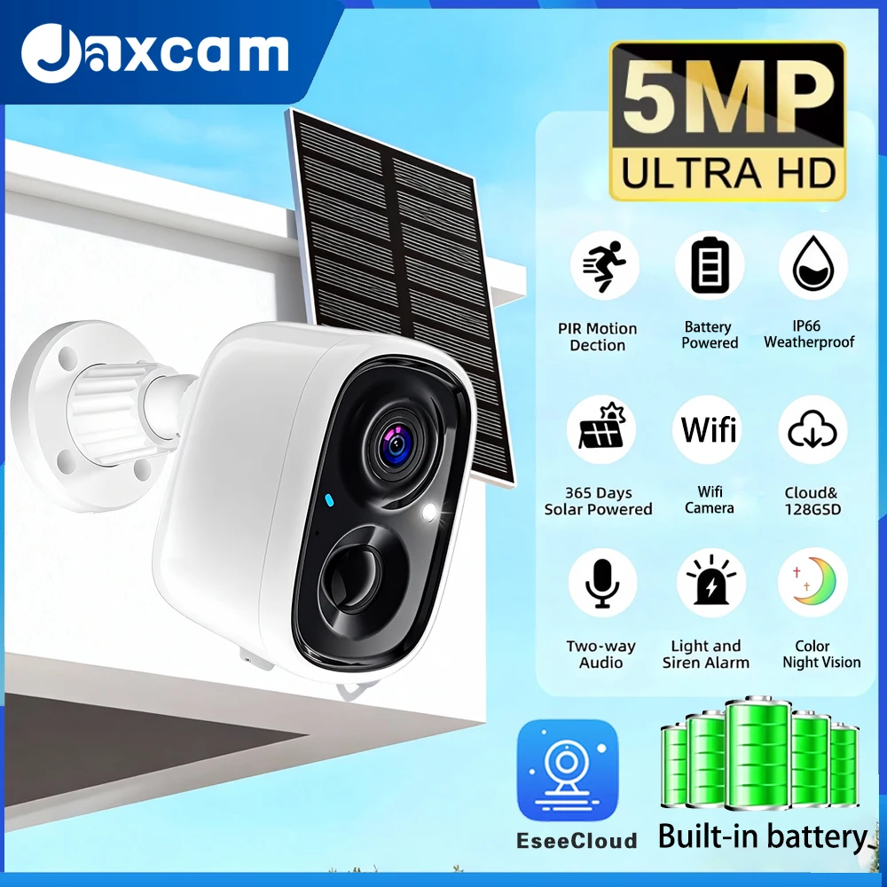 5MP Hd Solar Wirele…