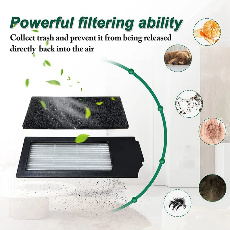 2025-2X Vacuum Cleaner Floor Care Replacement Parts Kit For ECOVACS DEEBOT X1 Omni/X1TURBO/X1 Plus Robot Vacuum Cleaner