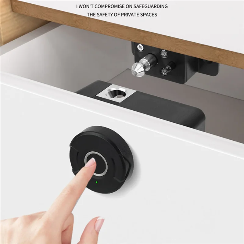 

【B55AQ】Keyless Electric Fingerprint Cabinet Drawer Lock Smart Fingerprint Cabinet Drawer Cupboards Door Lock Biometric Electric