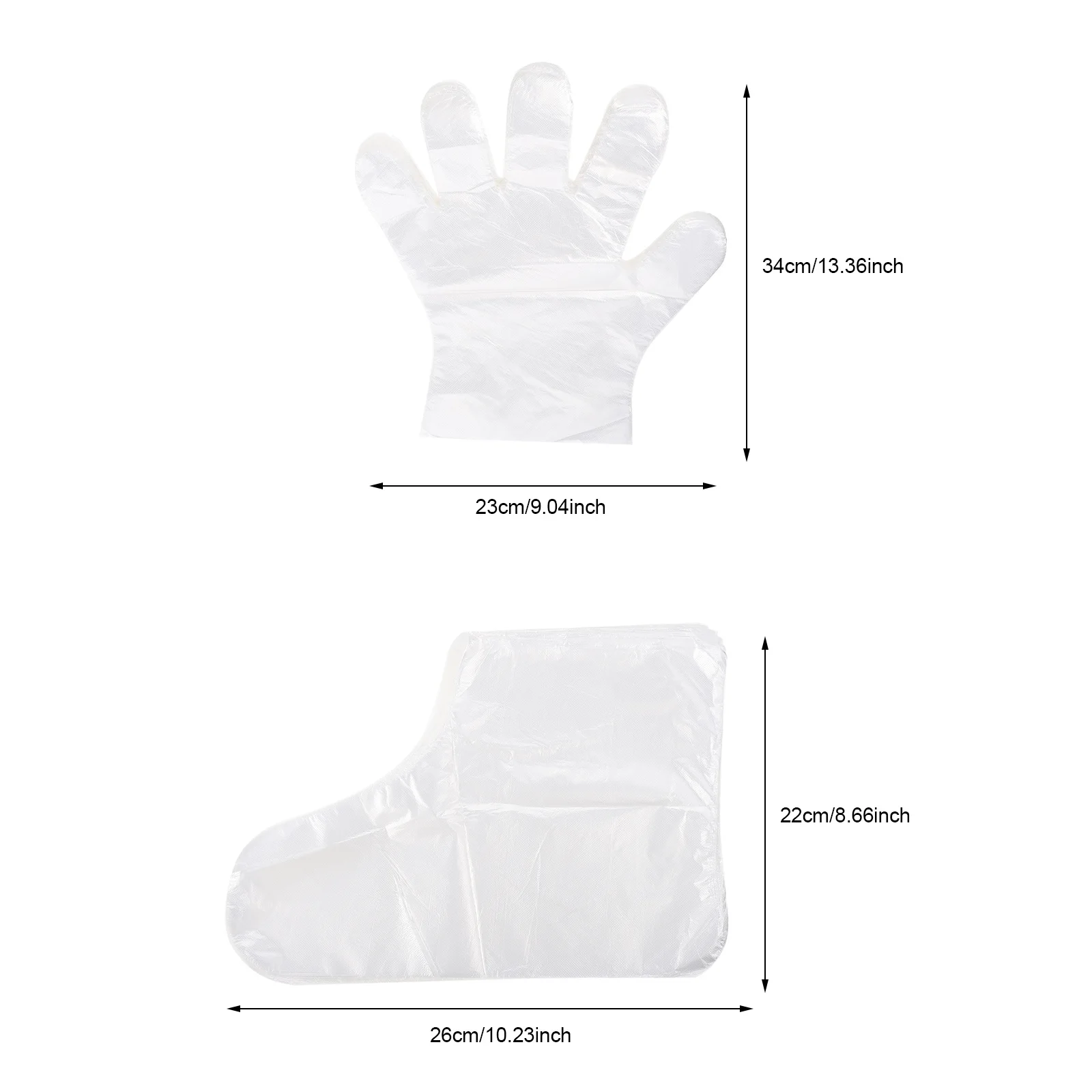1 مجموعة المتاح القدم واليد يغطي قسط المواد تحديد ملصقات آمنة صديقة للبيئة سبا الرطوبة قفازات المهنية القدم