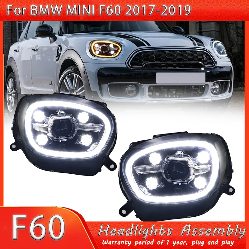 

Автомобильные фары в сборе для Mini Countryman F60 2017-2020 светодиодные автомобильные фары обновление кристаллов дизайн аксессуары для линз проектора