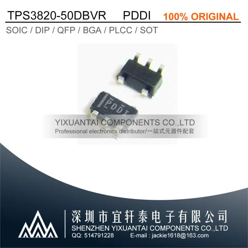 

10pcs/Lot TPS3820-50DBVR 3820-50 PDDI SOT23-5 NEW