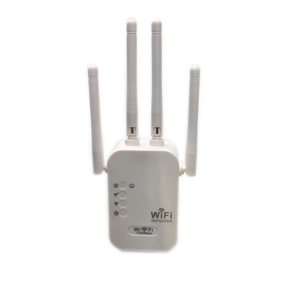 1200Mbps 300MbpsWiFi Repeater Wifi Amplier Wireless WiFi Repeater Wifi Signal Booster Dual-Band 2.4G WiFi Extender Gigabit EU US
