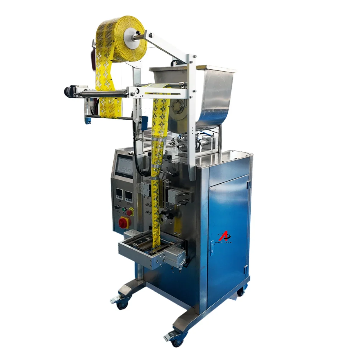 Non-woven Bag Salt and Sulfites Automatic Vertical Date Stamp Packing Machine Sugar Sachet Packing Machine with Printing