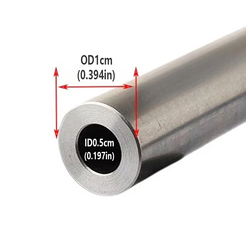 OD10-ID5mm Carbon Steel Tube Hollow Round Pipe Easy to Process Error 0.03mm Precise