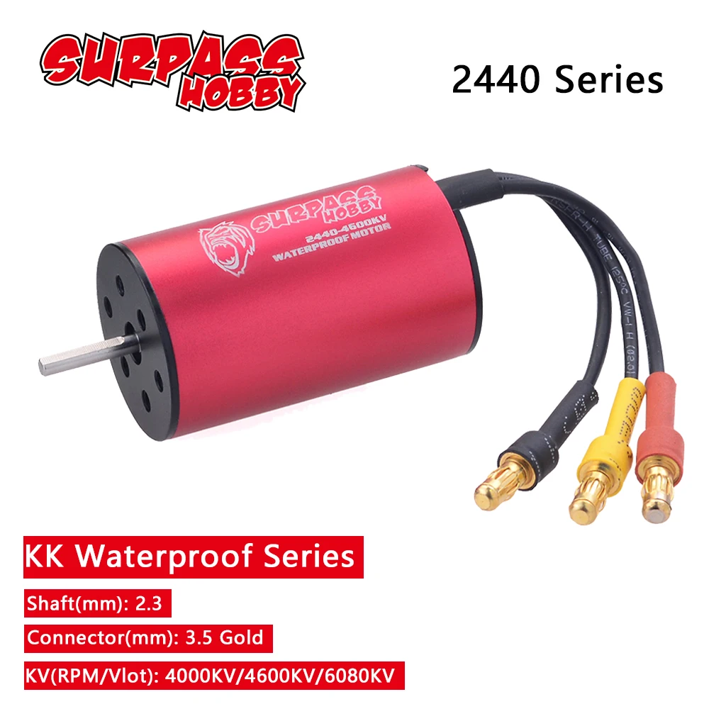 Übertreffen Hobby 2030 2040 2430 2435 2440 2445 wasserdichter bürstenloser Motor für wtloys 1/12 1/14 1/16 1/18 1/20 1/24 rc PKW – Detail 7