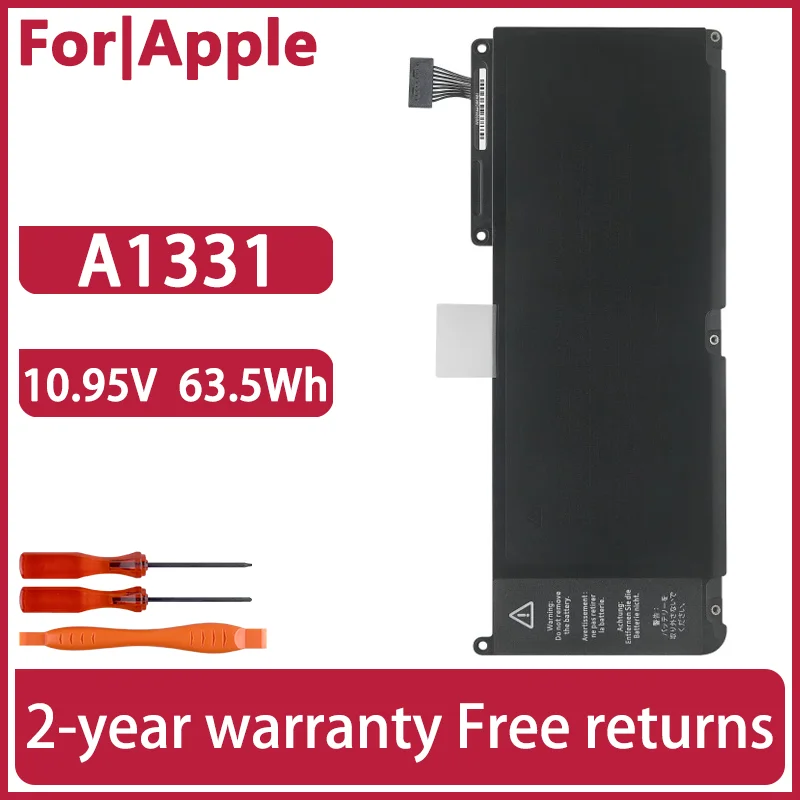 WangQiu New A1331 Laptop Battery For Apple MacBook 13.3A1342 Unibody MC207LL/A MC516LL/A 020-6809-A 10.95V 63.5WH 5800mAh