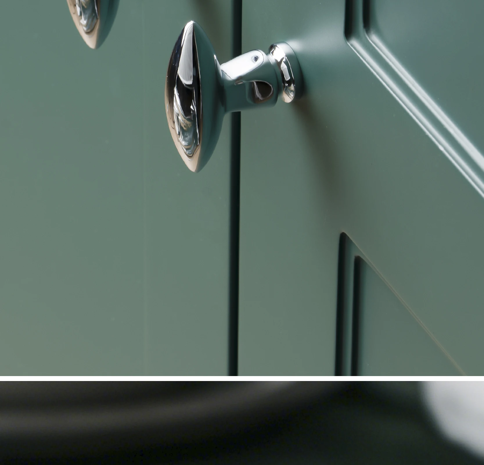 SAILANKA Möbelgriffe aus Messing, hellsilber, T-förmig, modern, nordisch, minimalistisch, für Kleiderschrank, Schrank, Einlochmontage – Detail 4