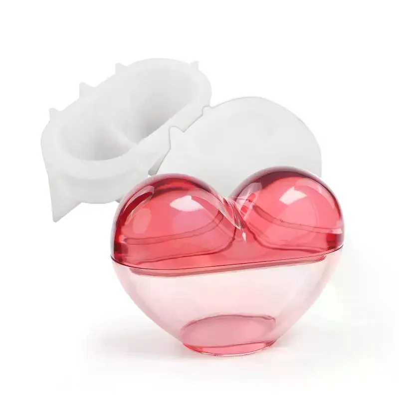 على شكل قلب قالب من السيليكون التذكاري الراتنج حامل شمعة القلب لتقوم بها بنفسك هدية التعاطف DIY بها بنفسك تذكار الحرفية #3