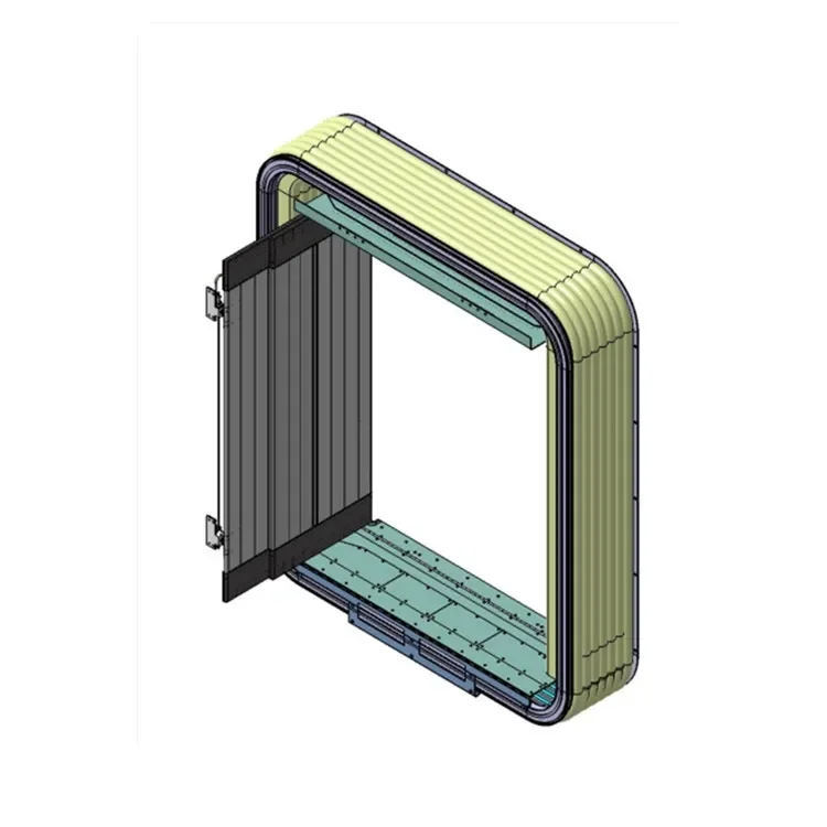 Gangia del treno di collegamento del corridoio di protezione di sicurezza per la fine del veicolo