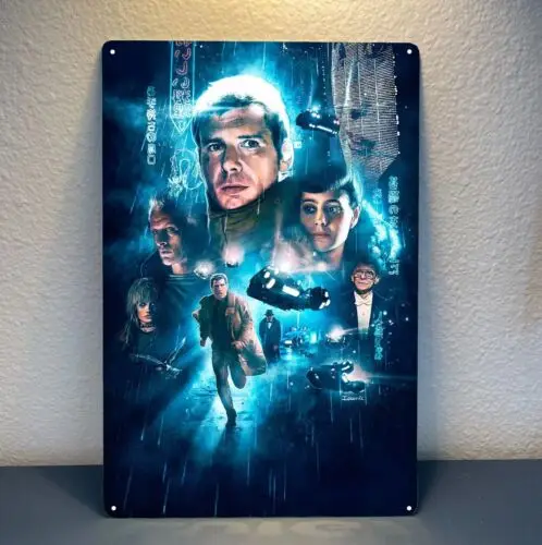Y1,Blade Runner Movie Metal Poster Tin Sign - 20x30cm Plate  -aluminum