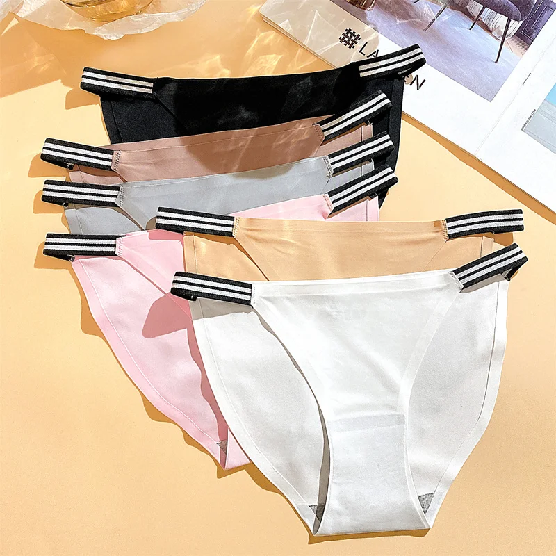 1PC Women Low-Rise Seamless Panties Briefs M-XL Comfortable Underwear Soft Underpants Ladies Panties Female Lingerie 6 Colors